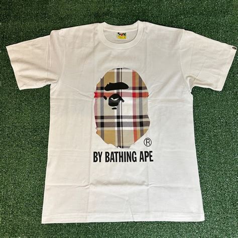 bape x burberry shirt.